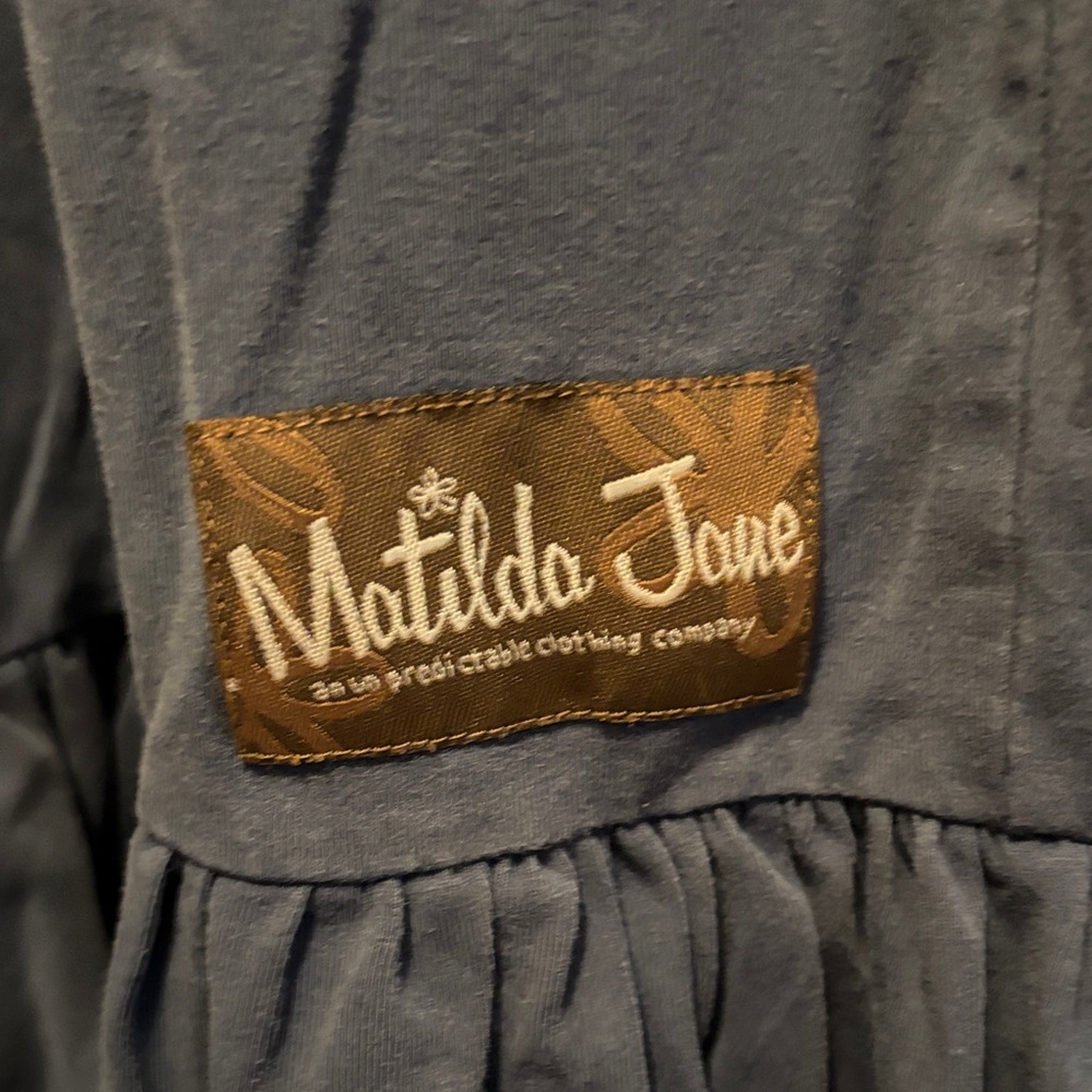 Matilda Jane Blue Ruffle Pants - Picture 2 of 3